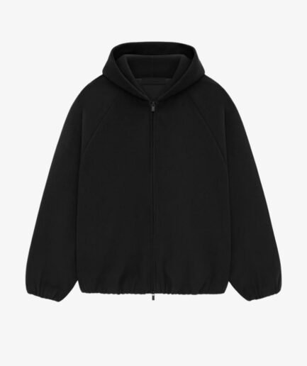 essentials hoodie black