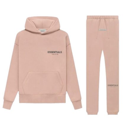 Fear OF God Essientials Pink Tracksuit