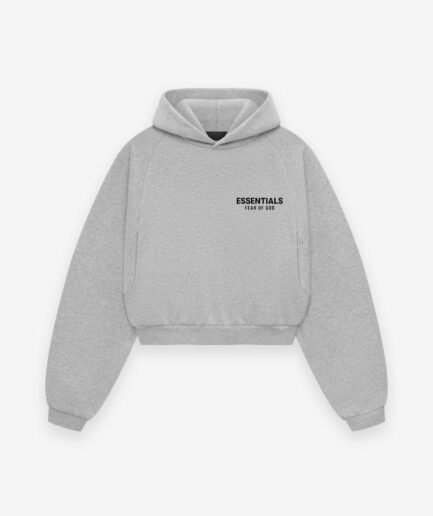 essentials hoodie grey